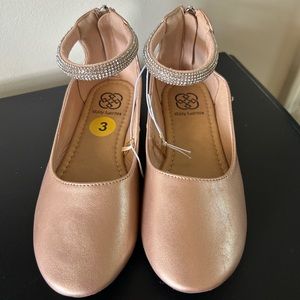Rose Gold Dressy Girls Shoes *Perfect for Easter!
